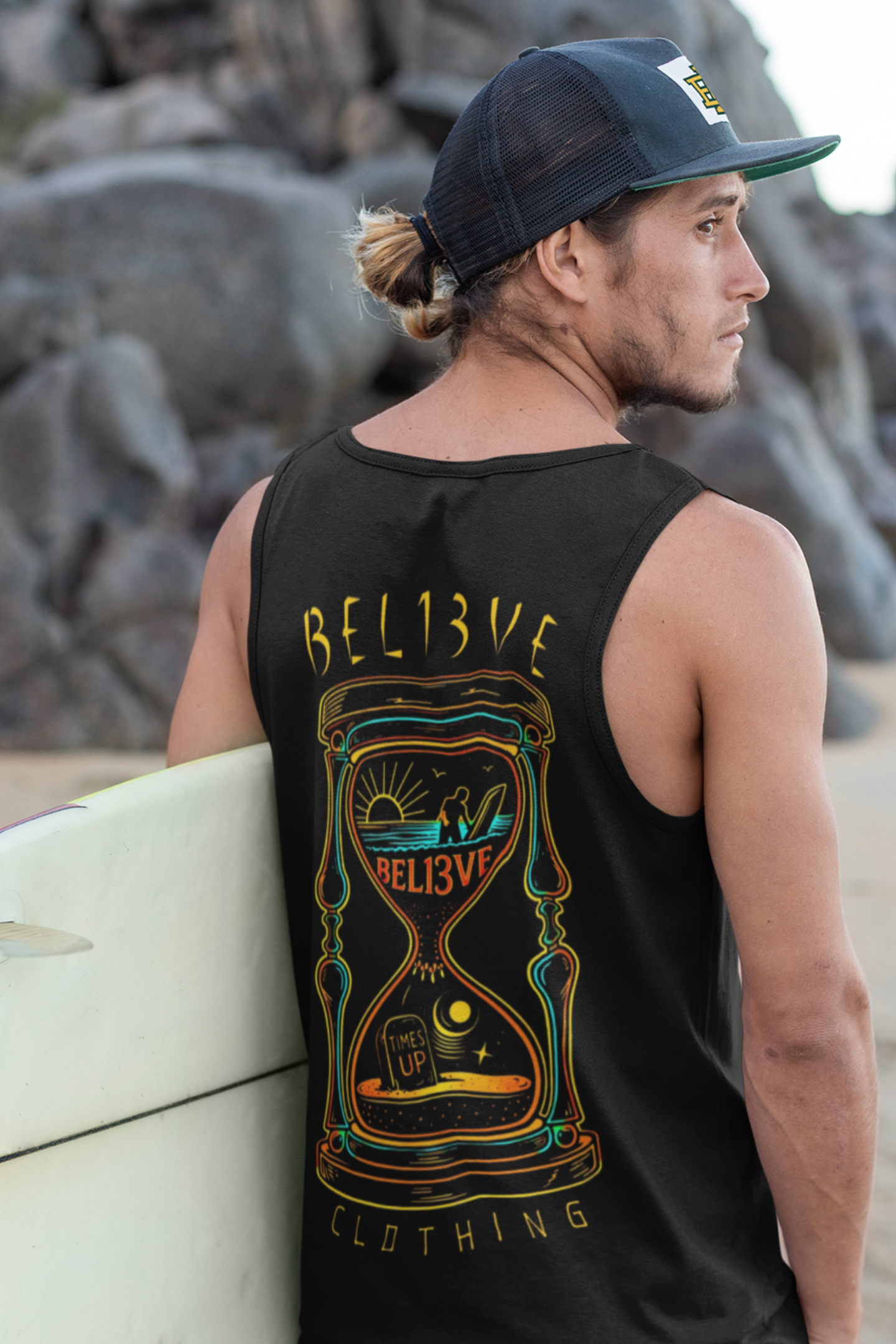 Dust of Time - Black Tank Top