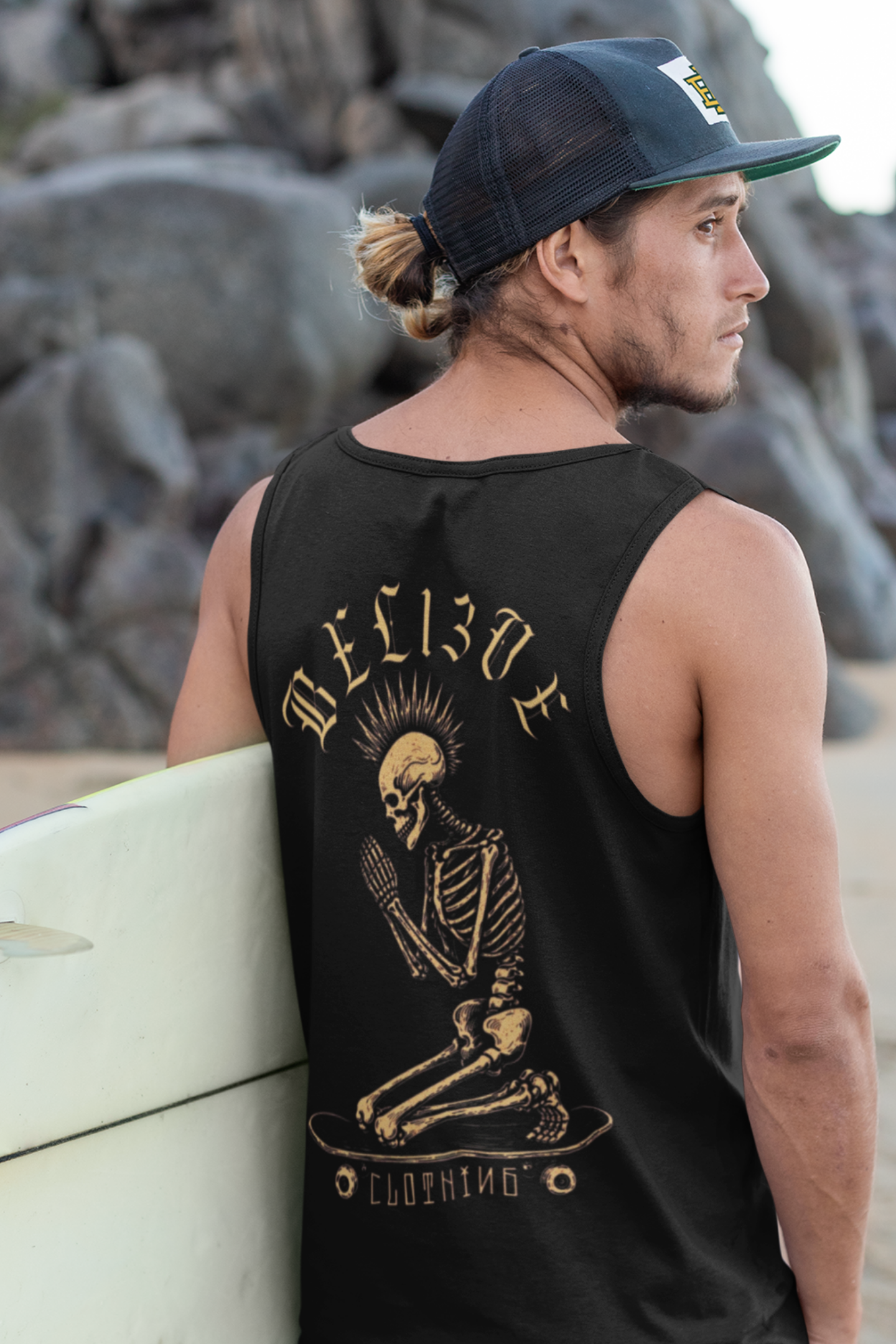 Boneslide - Black Tank Top