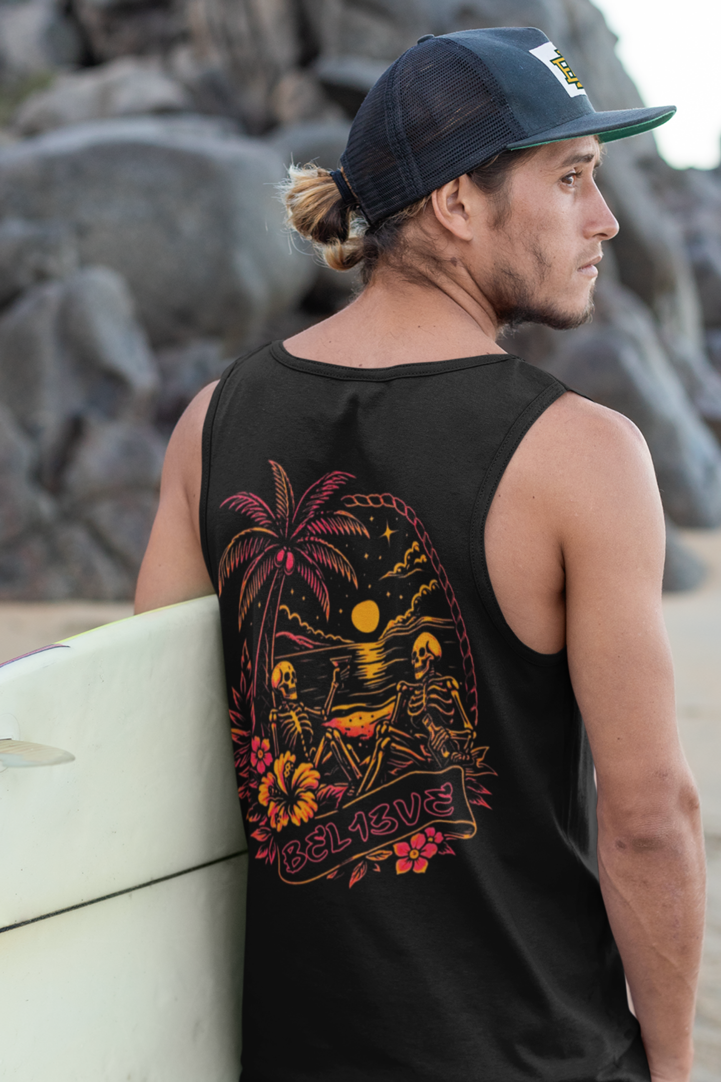 Till Death We Chill - Black Tank Top