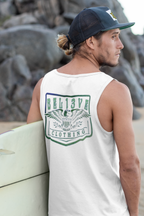 Rise & Bel13ve - White Tank Top