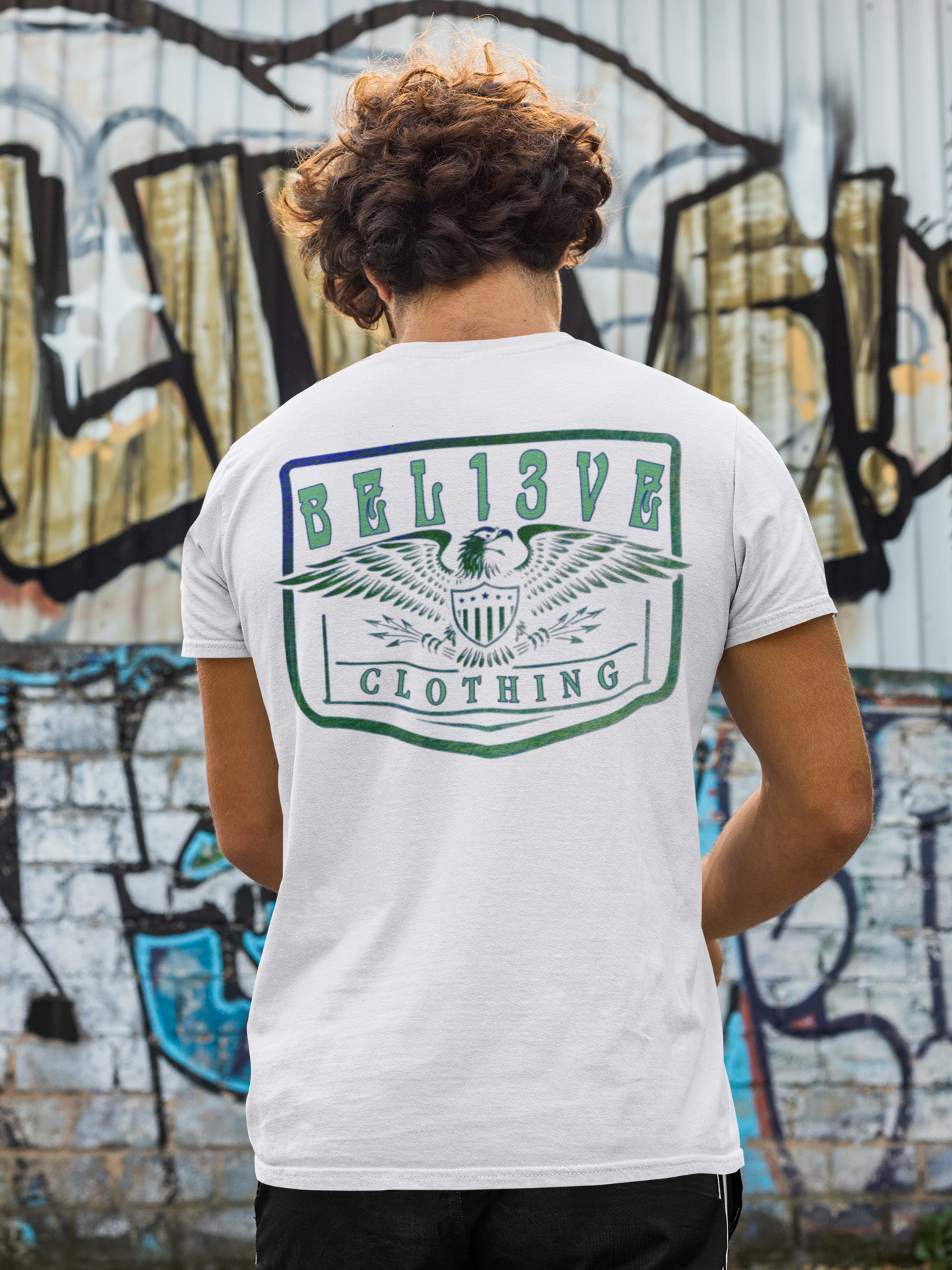 Rise & Bel13ve - White Tee
