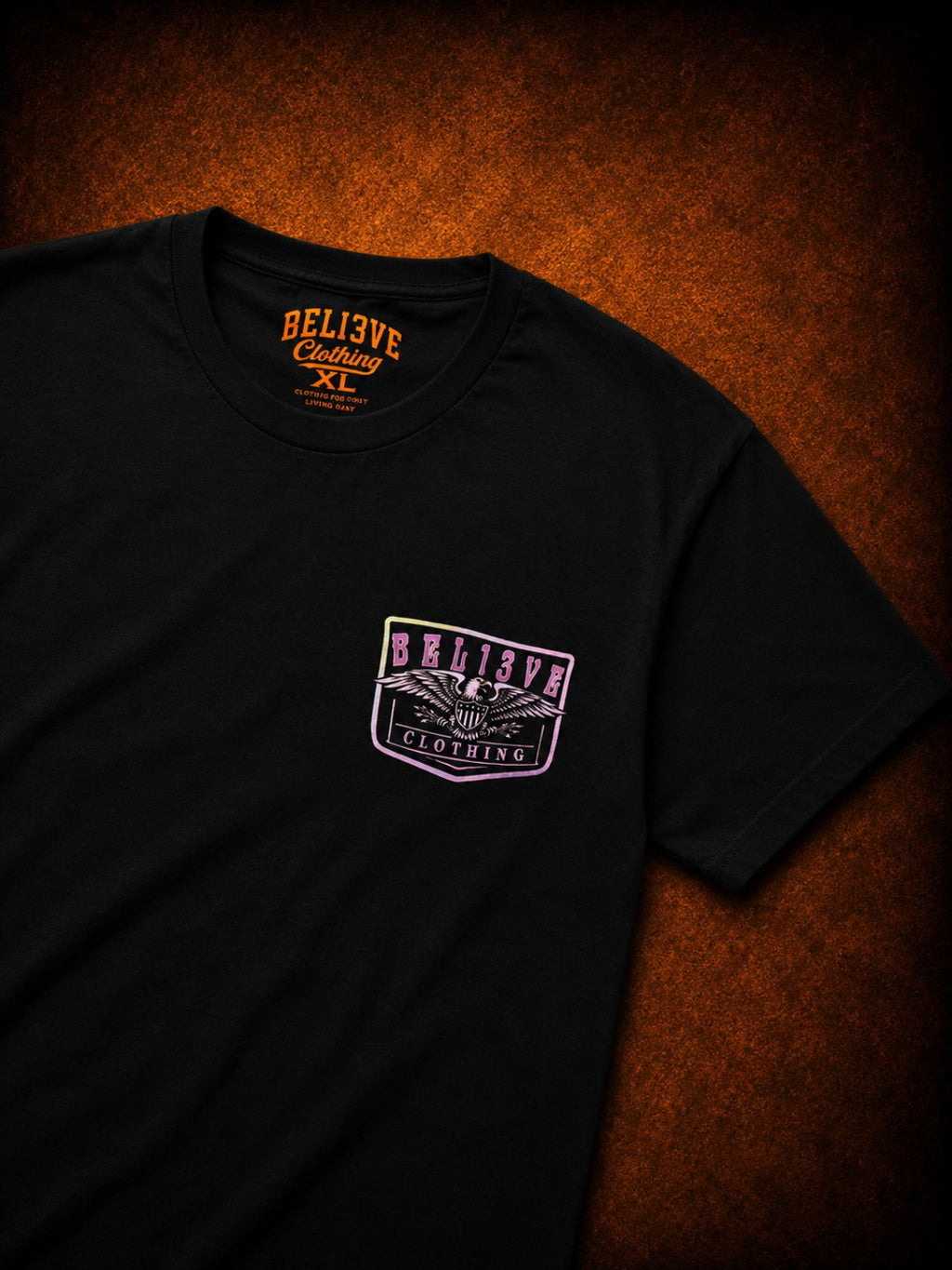 BEL13VE Eagle tee front