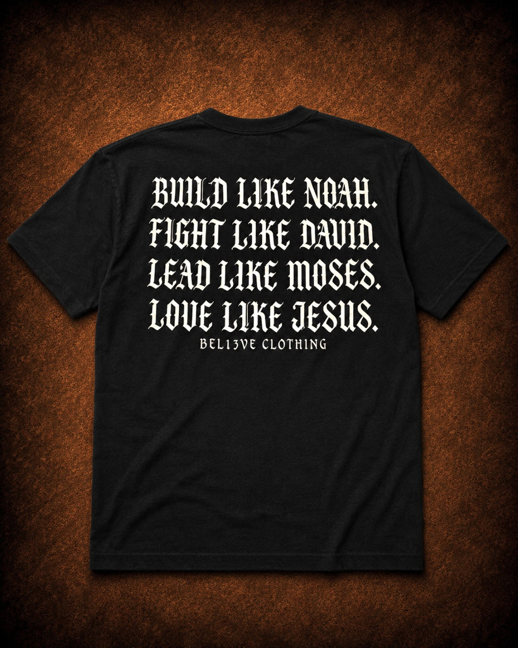 Build Like Noah tee back