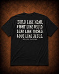 Build Like Noah tee back