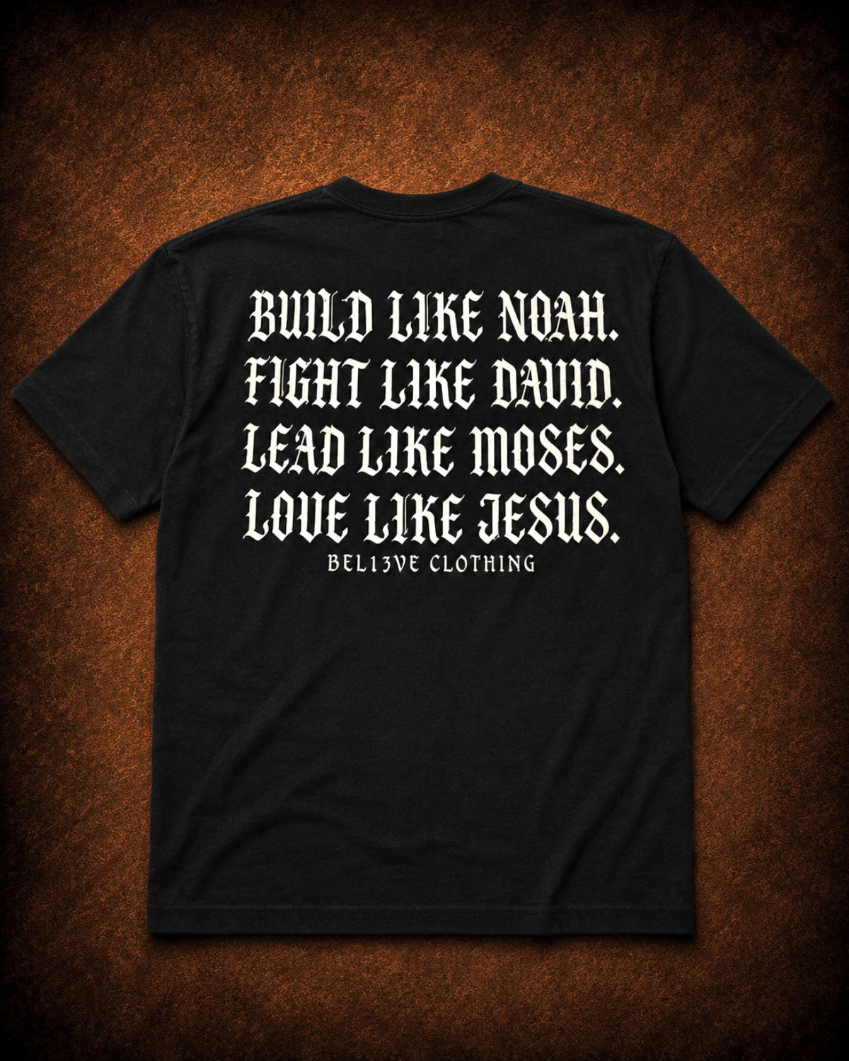 Build Like Noah tee back