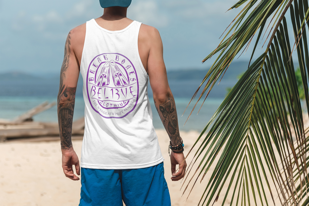 Break Bones - White Tank Top