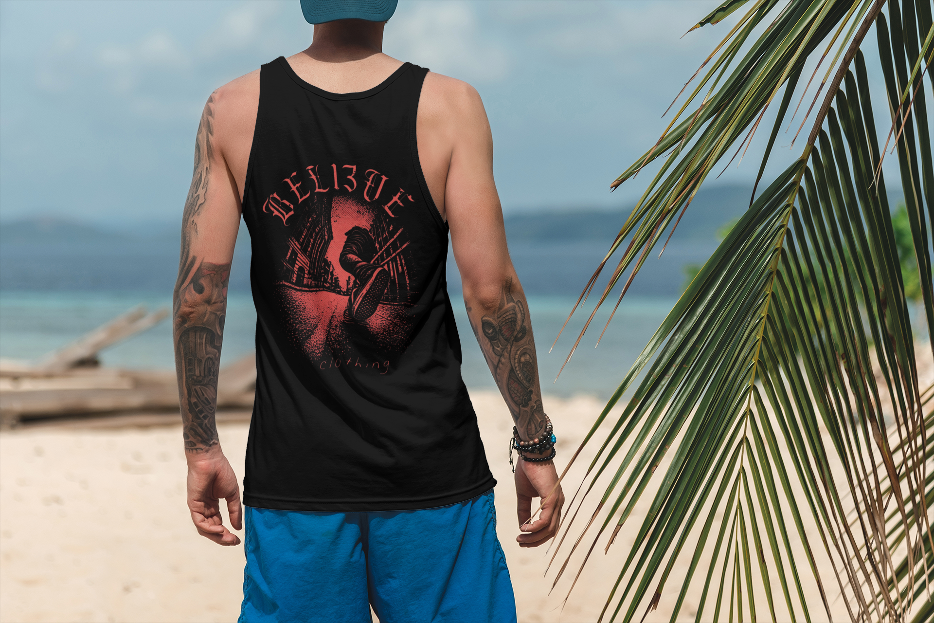 Believe & Wander - Black Tank Top