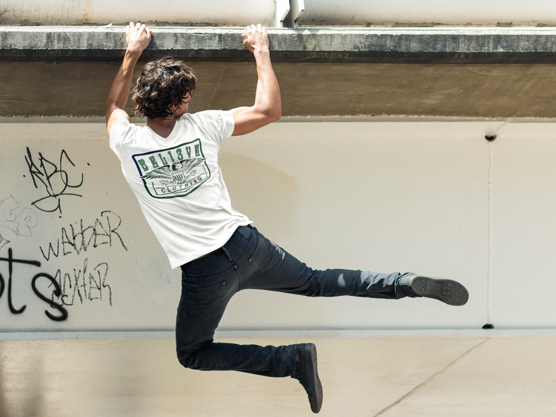 Rise & Bel13ve - White Tee