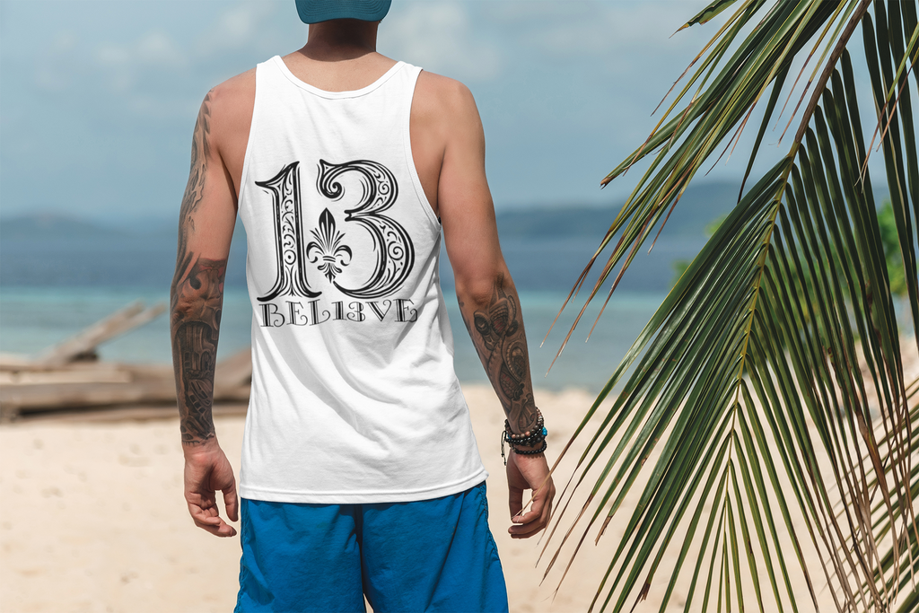 Born to Bel13ve - White Tank Top