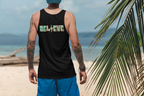 Charged to Believe - Black Tank Top