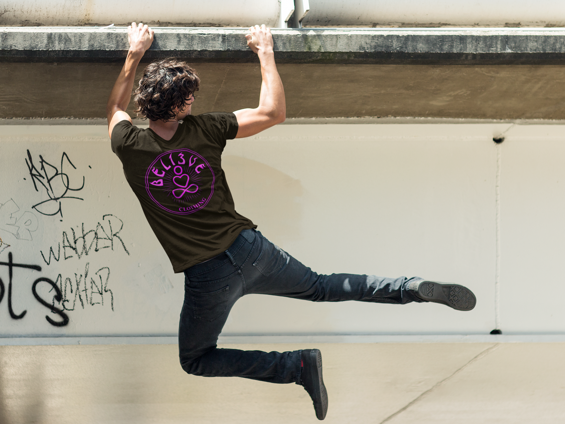 Bel13ve Always - Brown Tee