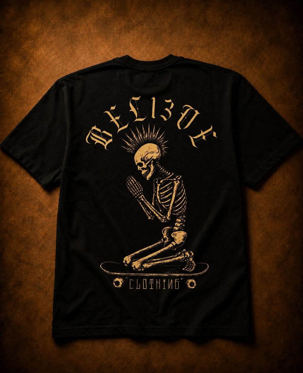 BEL13VE Pray and Ride tee back